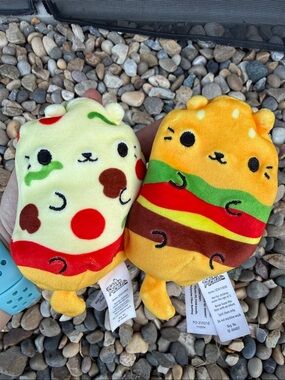 Cats vs Pickles Beanie Plush Cheeseburger Cat Blue Wave Series / Paw-purr-oni